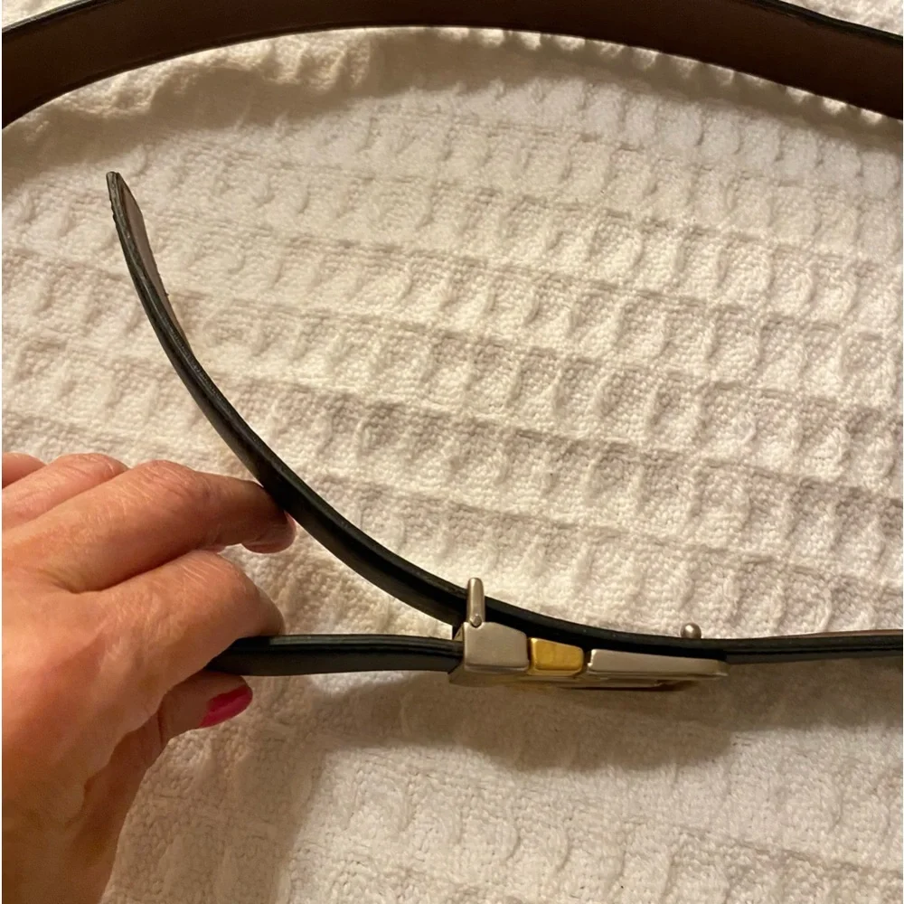 Vintage & Rare : “Mobile” logo belt with Pegasus on a buckle. - Picture 10 of 12